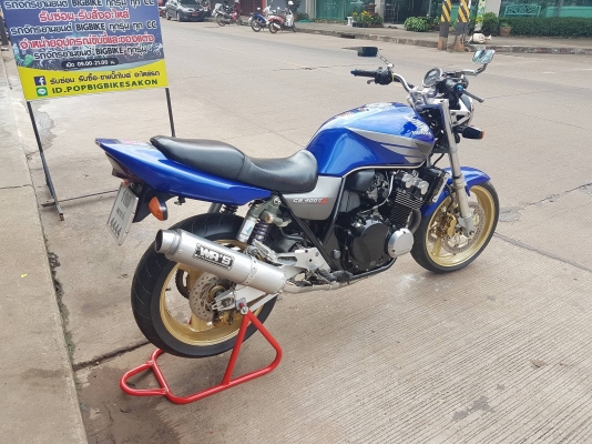 ขายแลกเทิร์น HONDA CB400 TECH1 ปี2000 ทะเบียนแท้เลขสวย เครื่องแน่น ท่อแต่งWRS โช๊คหลังแต่ง ราคา 1290