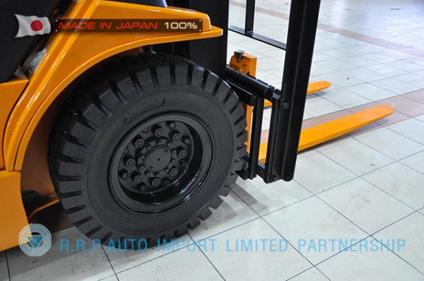 ขายรถโฟล์คลิฟท์มือสอง TOYOTA รุ่น 7FG25-16316 นำเข้าจากประเทศญี่ปุ่น 100\% ไม่เคยใช้งานในไทย