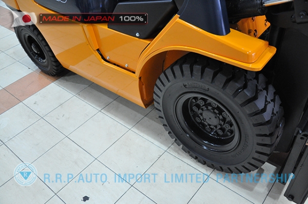 ขายรถโฟล์คลิฟท์มือสอง TOYOTA รุ่น 7FG25-16316 นำเข้าจากประเทศญี่ปุ่น 100\% ไม่เคยใช้งานในไทย