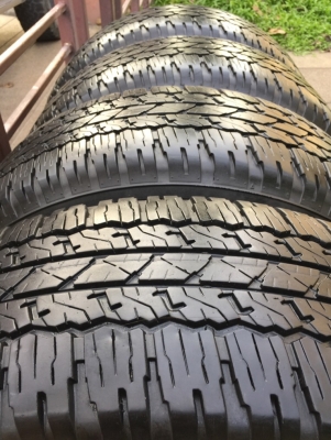 ยาง Bridgestone 265 65 17 ปี16 ดอกเต็ม เนื้อนิ่มๆ ใช้ยาว ราคาไม่แพง ยาง Bridgestone 265 65 17 ปี16 ดอกเต็ม เนื้อนิ่มๆ ใช้ยาว ราคาไม่แพง