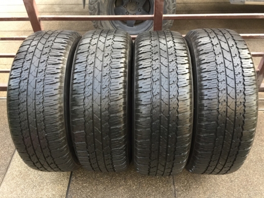 ยาง Bridgestone 265 65 17 ปี16 ดอกเต็ม เนื้อนิ่มๆ ใช้ยาว ราคาไม่แพง ยาง Bridgestone 265 65 17 ปี16 ดอกเต็ม เนื้อนิ่มๆ ใช้ยาว ราคาไม่แพง