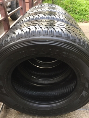 ยาง Dunlop 265 65 17 ปี16 ดอกเต็ม เนื้อนิ่มๆ ใช้ยาว ราคาไม่แพง