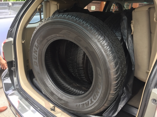 ยาง Dunlop 265 65 17 ปี16 ดอกเต็ม เนื้อนิ่มๆ ใช้ยาว ราคาไม่แพง