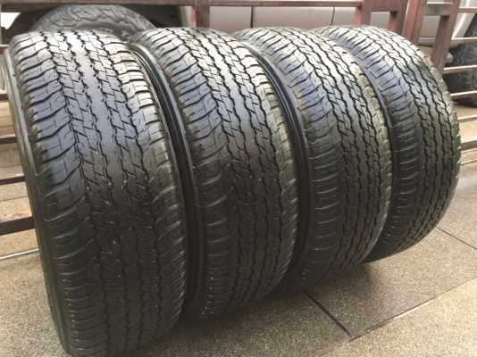 ยาง Dunlop 265 65 17 ปี16 ดอกเต็ม เนื้อนิ่มๆ ใช้ยาว ราคาไม่แพง