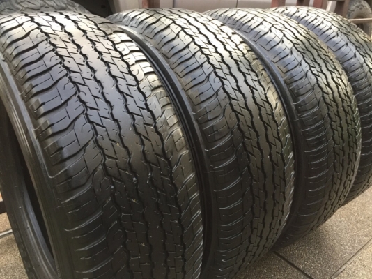 ยาง Dunlop 265 65 17 ปี16 ดอกเต็ม เนื้อนิ่มๆ ใช้ยาว ราคาไม่แพง