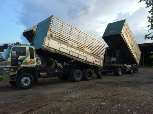 ขายHinoสมอทองเครื่องp11 320hpพ่วงแม่ลูกคอกเกษตรสภาพสวยพร้อมใช้ ต่อคุณอ๊อฟพิจิตร086-737-9991