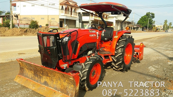 รถเข้าใหม่#ปัญญาแทรคเตอร์..จัดมาให้ครับ ด่วน 589,000 บาท.คูโบต้าL5018 ปี59 ใบมีดคานล่างFD186 พร้อมโรตาลี่RX183 สีเดิมๆ สภาพพร้อมใช้ จัดส่งอำเภอบ้านโคกจังหวัดอุตรดิตถ์