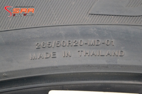 DEESTONE R601 265/50R20 ปี16 ราคาเส้นละ 3,000 บาท