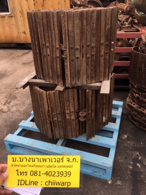 pc60 komatsu โซ่เก่านอกพร้อมแผ่นjapan