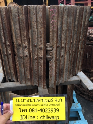 pc60 komatsu โซ่เก่านอกพร้อมแผ่นjapan