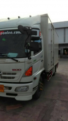 รถบรรทุก 6 ล้อ ตู้แห้ง ยี่ห้อ HINO ตู้ 3 บาน ยาว 5.50 เมตร จดทะเบียนปี 2557 รถบรรทุก 6 ล้อ ตู้แห้ง ยี่ห้อ HINO ตู้ 3 บาน ยาว 5.50 เมตร จดทะเบียนปี 2557