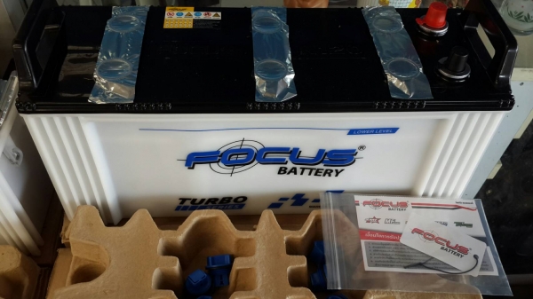 ** ราคา 3,450 ** แบตใหม่ N120 (120แอมป์) FOCUS มี มอก. รับประกัน1ปี ..ค่าส่งทั่วไทย 150 บาท