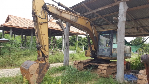 ขาย แบคโฮ CAT E120B เครื่องเดิม ปั้มดี เอวไม่หลวม ช่วงล่างโซ่ไม่สวย โรลเลอร์ต้องเปลี่ยน 6 อัน เอกสารใบซื้อขาย