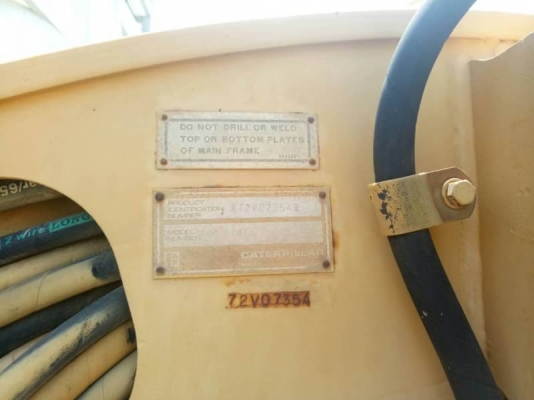 ขาย 1,790,000 บาท CATTERPILAR 140G07542 เครื่องไดเร็ก เกียร์ดี ระบบไฮโดรลิกพร้อม เอกสารเล่มทะเบียน   รถอยู่ จ.ชลบุรี โทร&amp;ไอดีไลน์ 0610710295