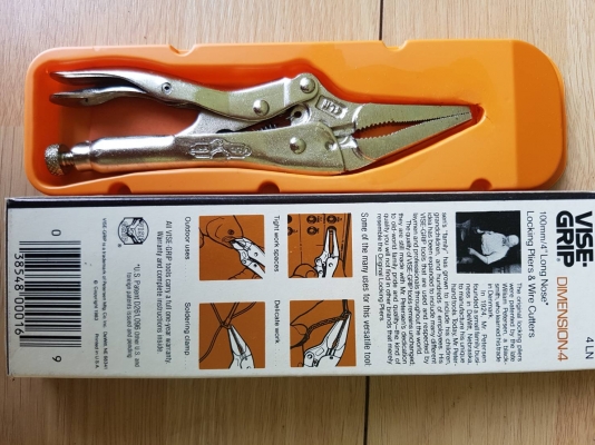 ขายคีมล็อกVISE GIRP 4LN MADE IN USA. เก่าเก็บ ขายคีมล็อกVISE GIRP 4LN MADE IN USA. เก่าเก็บ