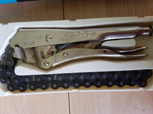 ขายคีมล็อกโซ่ VISE GRIP 20R MADE IN USA. ใหม่เก่าเก็บแท้ๆ