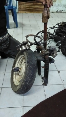 ล้อหน้ารถป๊อบดีโอ