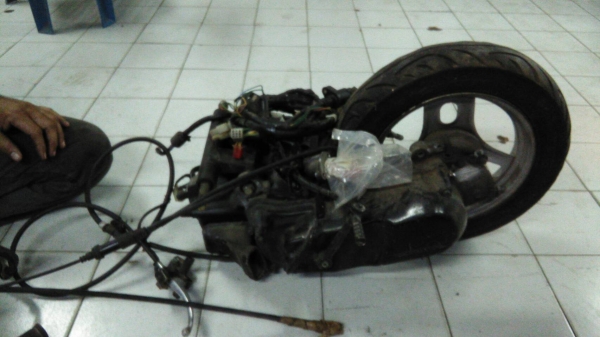 เครื่องก่อน ZXพร้อมล้อกดไม่ลง