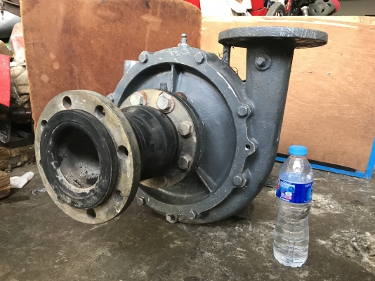 ขายหัวปั้มน้ำหอยโข่งคุณภาพสูง Uchida made in Japan หัวโข่งปั้ม+ใบพัดสแตนเลส อย่างดี ขนาดเข้า 4นิ้ว ออก 3นิ้ว รุ่นใบพัดใหญ่ส่งน้ำไกล สภาพสวย หมุนนิ่มพร้อมใช้งาน