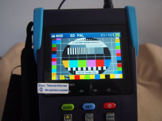 ตัวตรวจภาพจากกล้อง CCTV Tester รุ่น HD2800ADH ตรวจได้ 4ระบบ