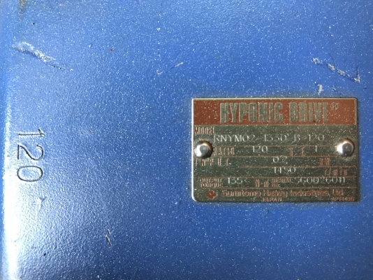 ขายมอเตอร์เกียร์ Hyponic drive Sumitomo 1/3HP. 380V มีระบบเบรคในตัว อัตราทด 1:120 เพลาออกประมาณ 12รอบต่อนาที สภาพสวยมาก หมุนนิ่ม พร้อมใช้งาน