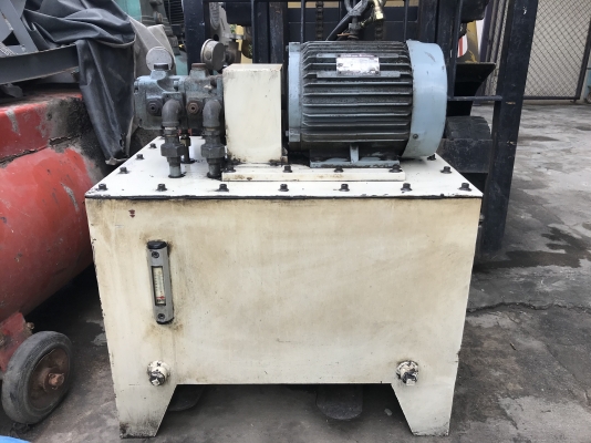 ขายชุดปั้มน้ำมันไฮโดรลิคแบบ 2ตอน Nachi Made in Japan ขนาดมอเตอร์ 5HP. 380V สภาพสวย พร้อมใช้งาน