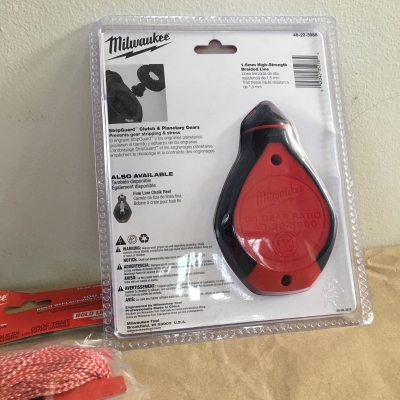 เต๊าตีเส้นตลับพลาสติค ชนิดเส้นหนาพร้อมหมึกแดง Milwaukee 48-22-3986 ยาว 30เมตรพร้อมเชือกสำรองอีก1ชุด เต๊าตีเส้นตลับพลาสติค ชนิดเส้นหนาพร้อมหมึกแดง Milwaukee 48-22-3986 ยาว 30เมตรพร้อมเชือกสำรองอีก1ชุด