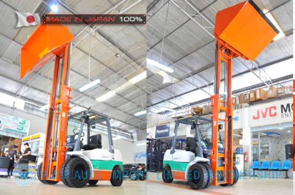 ขายรถโฟล์คลิฟท์มือสอง TOYOTA รุ่น 7FD25-30842 นำเข้าจากประเทศญี่ปุ่น 100\% ไม่เคยใช้งานในไทย