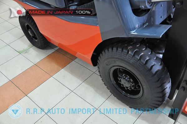 ขายรถโฟล์คลิฟท์มือสอง TOYOTA รุ่น 3FG15-14607 นำเข้าจากประเทศญี่ปุ่น 100\% ไม่เคยใช้งานในไทย