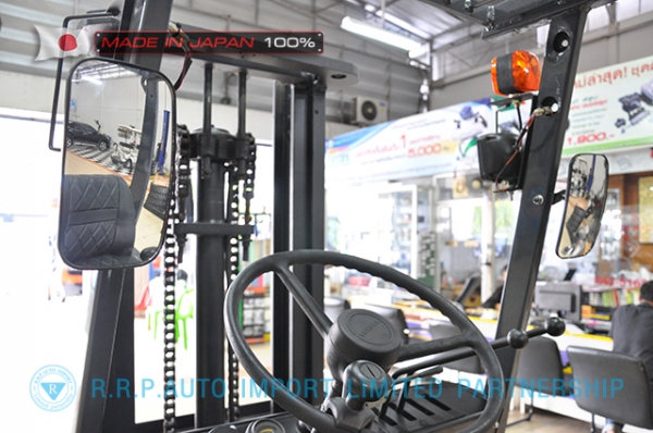 ขายรถโฟล์คลิฟท์มือสอง TOYOTA รุ่น 3FG15-14607 นำเข้าจากประเทศญี่ปุ่น 100\% ไม่เคยใช้งานในไทย