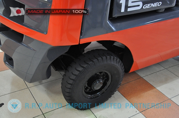 ขายรถโฟล์คลิฟท์มือสอง TOYOTA รุ่น 3FG15-14607 นำเข้าจากประเทศญี่ปุ่น 100\% ไม่เคยใช้งานในไทย