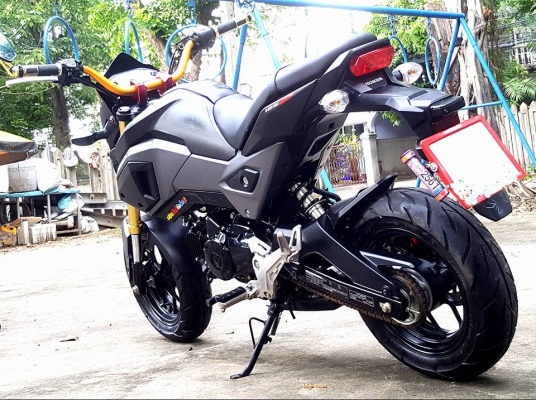 HONDA MSX125sf สีดำปี17 แต่งสวย HONDA MSX125sf สีดำปี17 แต่งสวย
