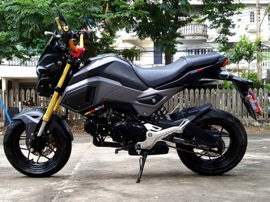 HONDA MSX125sf สีดำปี17 แต่งสวย HONDA MSX125sf สีดำปี17 แต่งสวย