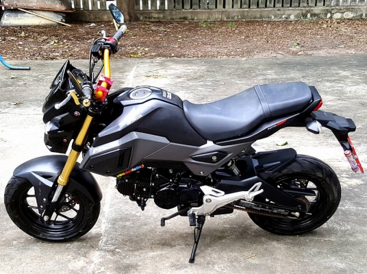 HONDA MSX125sf สีดำปี17 แต่งสวย