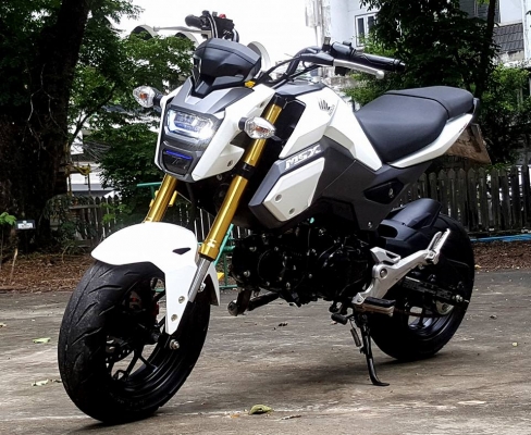 HONDA MSX125 สีขาว ปี2016 แต่งสวย