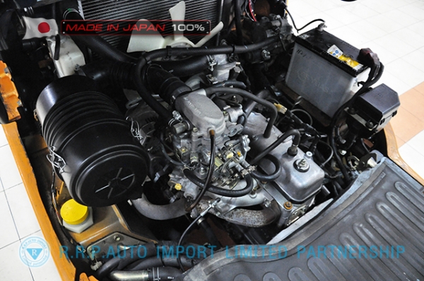 ขายรถโฟล์คลิฟท์มือสอง TOYOTA รุ่น 7FG25-11970 นำเข้าจากประเทศญี่ปุ่น 100\% ไม่เคยใช้งานในไทย