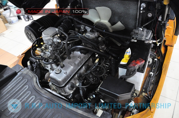 ขายรถโฟล์คลิฟท์มือสอง TOYOTA รุ่น 7FG25-11970 นำเข้าจากประเทศญี่ปุ่น 100\% ไม่เคยใช้งานในไทย