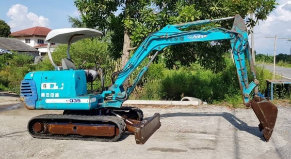 ขายด่วนรถแบคโฮคูโบต้าK35คอลโทลน้ำมันสั้นปั้มนี้วติดลายหัวกะแทกเทียบเท่าPC35รถนอกสถาพดีพร้อมใช้เพิ่งนำเข้ามายังไม่เคยใช้งานในไทยเลย