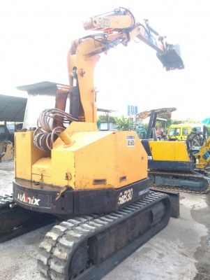 รถแบคโฮ HANIX S&amp;B30 รถเก่านอกพึ่งนำเข้ามา ยังไม่เคยใช้งานในไทย เป็นตัวเดียวกับ MITSUBISHI MX55  เครื่องดี ปั๊มดี เร็วแรงไม่โหลด แทรกยางใหม่แกะกล่อง ตัวเดินใหญ่ บูมอาร์มบูทสลักแน่น พร้อมใช้งาน มีเอกสารใบอินวอยซ์