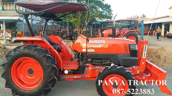 รถเข้าใหม่#ปัญญาแทรคเตอร์..จัดมาให้ครับ ด่วน 279,000 บาท.คูโบต้าL4508 ใบมีดคานล่างFD180พร้อม ผานพรวน6&times;24ตราช้าง เล่มทะเบียนพร้อม สภาพพร้อมใช้