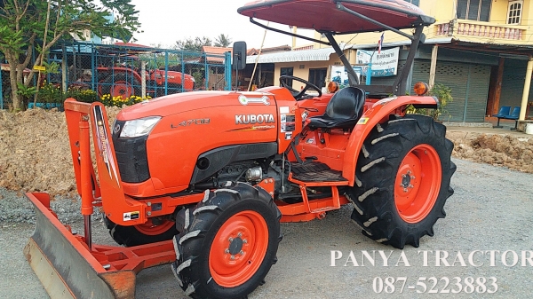 รถเข้าใหม่#ปัญญาแทรคเตอร์..จัดมาให้ครับ ด่วน 415,000 บาท.คูโบต้าL4708 ใบมีดคานล่าง185พร้อมผาน6&times;24 รถไร่ เดิมๆสภาพพร้อมใช้ จัดส่งอำเภอเมืองจังหวัดเพชรบูรณ์