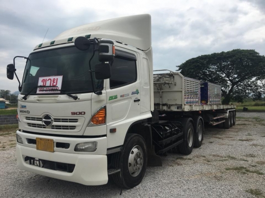 ขายหัวลาก Hino S 500 FM1A 344 ปี 57 พร้อมหางพื้นเรียบ 3เพลาแท้ปี57 ยาว12.5เมตร ยางสวย ราคาต่อรอง ขายหัวลาก Hino S 500 FM1A 344 ปี 57 พร้อมหางพื้นเรียบ 3เพลาแท้ปี57 ยาว12.5เมตร ยางสวย ราคาต่อรอง