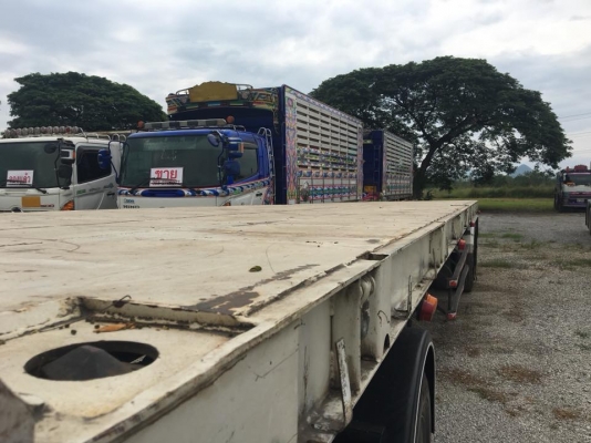 ขายหัวลาก Hino S 500 FM1A 344 ปี 57 พร้อมหางพื้นเรียบ 3เพลาแท้ปี57 ยาว12.5เมตร ยางสวย ราคาต่อรอง