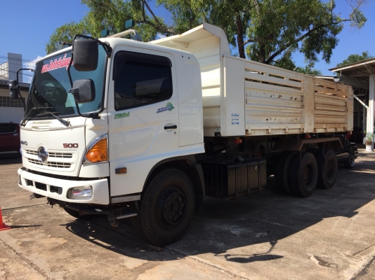ขายด่วน HINO FM8JNLD 251 แรง รถสภาพใหม่กิ๊ก วิ่งได้ 4xxxxกว่าโล ดั้มสามมิตร เอกสารเป็นชุดจด รถสภาพเห