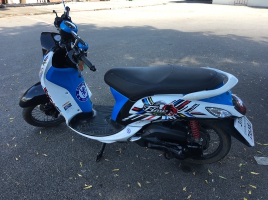 ขายด่วน Honda Fino FIหัวฉีด ปี 58 สภาพเยี่ยม เครื่องดีขี่ดีพร้อมใช้รถเดิมๆราคาถูก ขายเงินสด ไม่ต้องผ