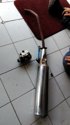 ท่อไอเสียฮอนด้าไนท์110