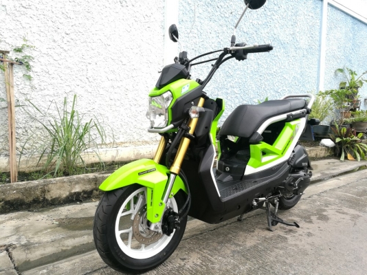 Zoomer x new 2017 อายุ5เดือน ตัวtop คอมบายเบรค รถบ้านมือเดียว สด-ผ่อน รูดบัตรได้