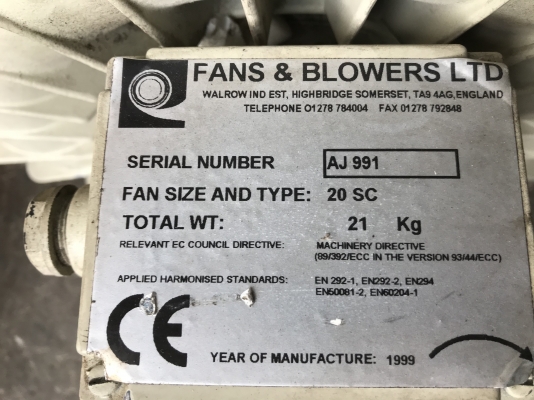 ขายริงโบเวอร์ดูด-เป่า Walrow 1HP. 380V made in England สภาพสวยใหม่มาก วิ่งนิ่ม ให้ลมแรง พร้อมใช้งาน