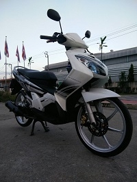 ขาย YAMAHA nouvo mx สี ขาว-ดำ (รถมือสอง)