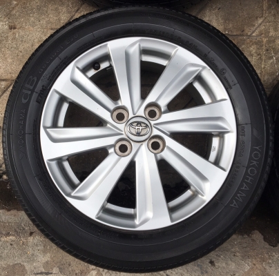 ล้อแม็ก Toyota Vios Yaris ขอบ 15 พร้อมยาง 185-60-15 ปี 13